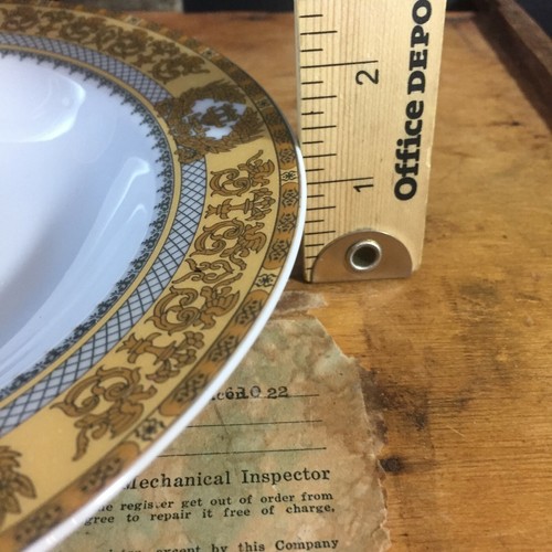 Savoy Home China Laurels Yellow, Gold & Grey SVH2 Sold by Piece eBay