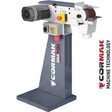 CORMAK SM100 levigatrice a rullo con base RUSTICATRICE SATINATRICE SPAZZOLATRICE