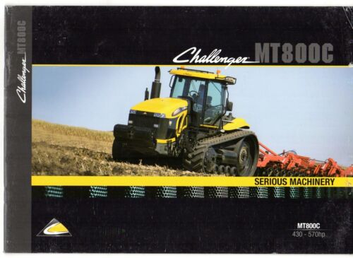 Challenger MT800C Tracked Tractor 2009 UK Market Sales Brochure  - Afbeelding 1 van 2