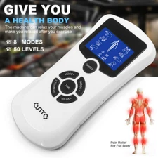 Electric Pulse Massager Tens Unit Muscle Stimulator Machine Therapy Pain Relief