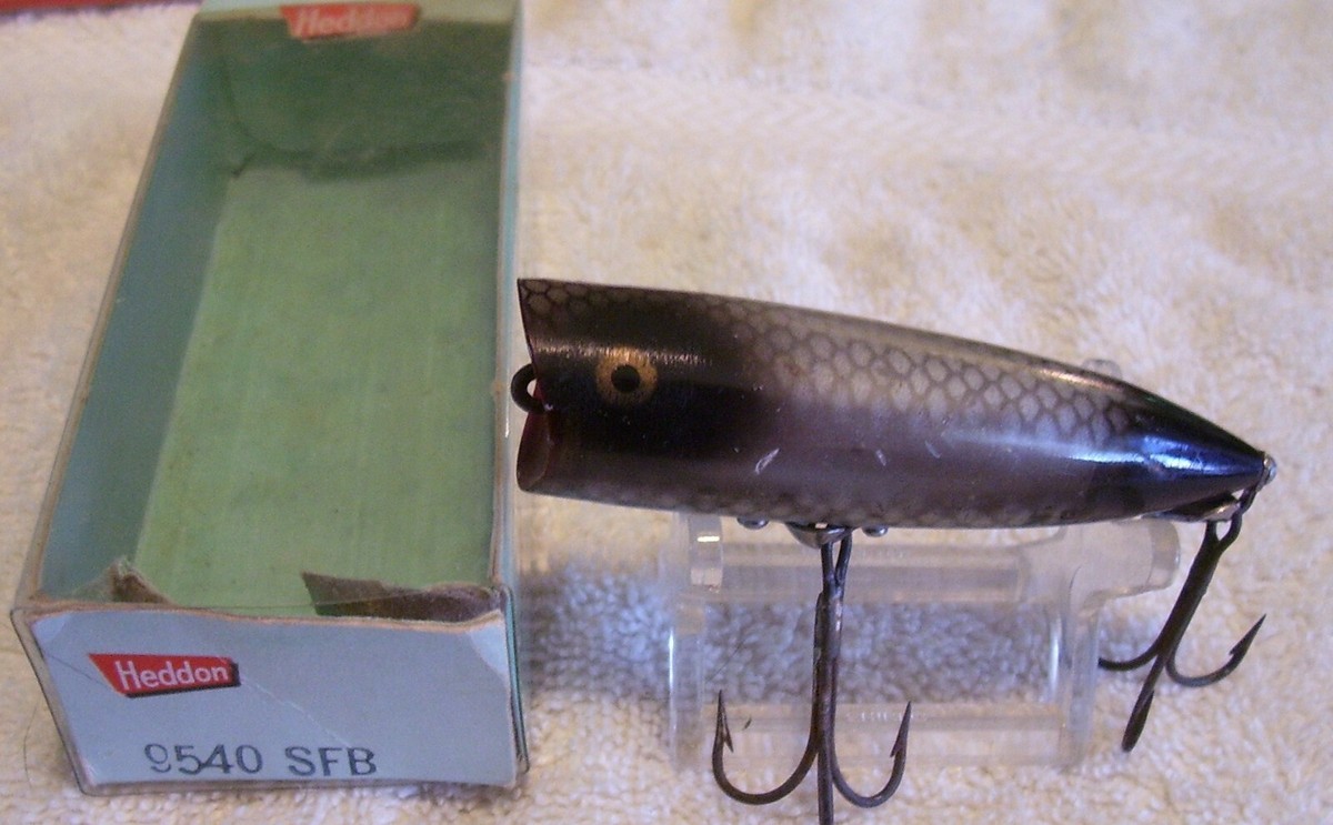 VINTAGE HEDDON CHUGGER SPOOK LURE 05/4/21T BOX SFB | eBay