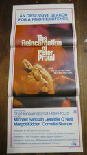 ORIGINAL THE REINCARNATION OF PETER PROUD DAYBILL MOVIE POSTER MICHAEL SARRAZIN