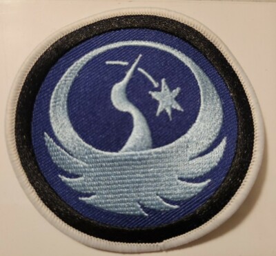 Rebel Alliance Japanese Crane Star Wars Visions Lop & Ocho Embroidered Patch 3in