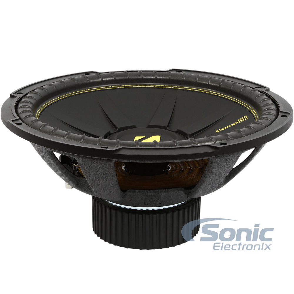 KICKER CompC CWCS154 1200W 15 Inch Dual 4-Ohm Car Subwoofer Sub