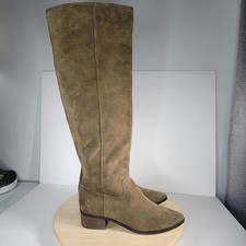 Lucky Brand Jolna Suede Knee-High Boots Size 10M