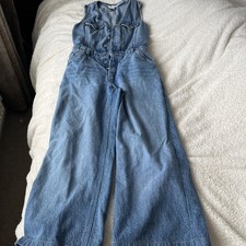 MNG Mango Denim Jumpsuit / Dungarees  x Small fit uk 8-10