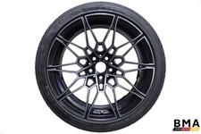 BMW M3 M4 G80 G82 G83 Front 19 inch 19 x 9.5 Wheel Rim & Tire 2021 - 2025 OEM