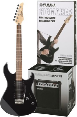 Yamaha ERG-121 GPIIH Gigmaker Paket schwarz Verstärker Stimmgerät Gigbag Zubehör