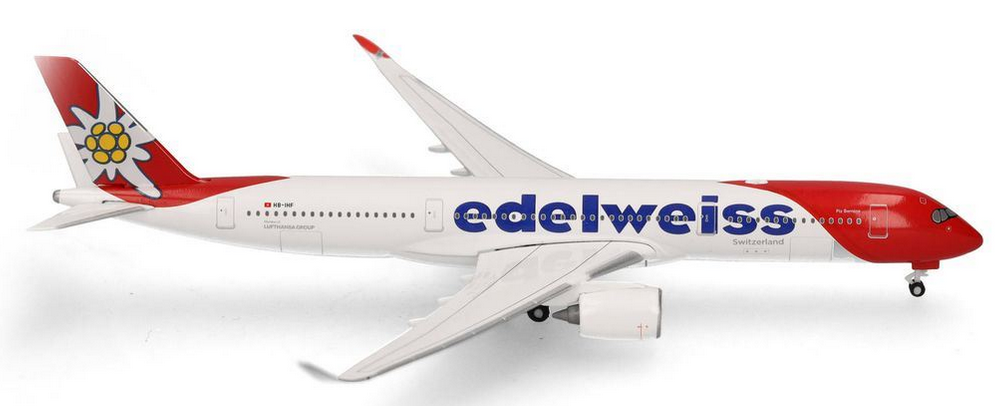 HERPA - AIRBUS A350-900 Edelweiss Piz Bernina - 1/500 - HER538190
