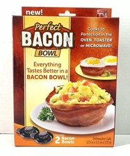 As Seen On TV Perfect Bacon Bowl - Bacon Bowl Maker - 2 Schüsseln - Neu im Karton!