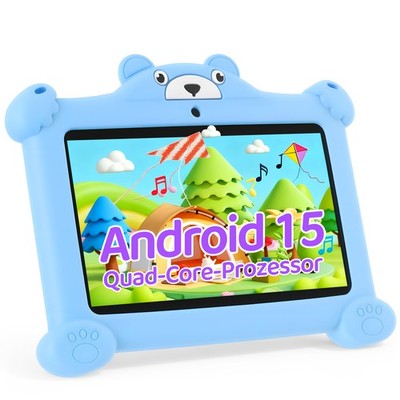 Kinder Tablet 7 Zoll 4GB+64GB 1280 x 800 IPS 4500mAh Dual Kamera Wifi5 Bluetooth