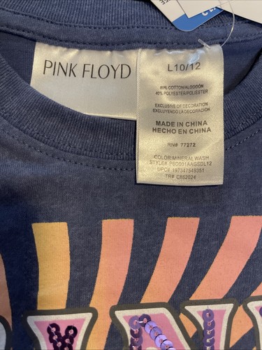 Girls Pink Floyd Shirt, NWT Size 10/12 - Picture 5 of 8