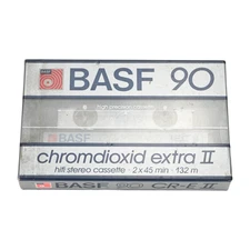 BASF Chromdioxid Extra II 90 Minute Cassette – Vintage Type II High Bias Sealed
