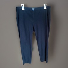 J. Jill Premium Bi-Stretch Pants Size 12 Petite Black Flat Front Zipper Button