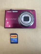 Nikon COOLPIX S630 12MP Pink Compact Digital Camera TESTED WORKING