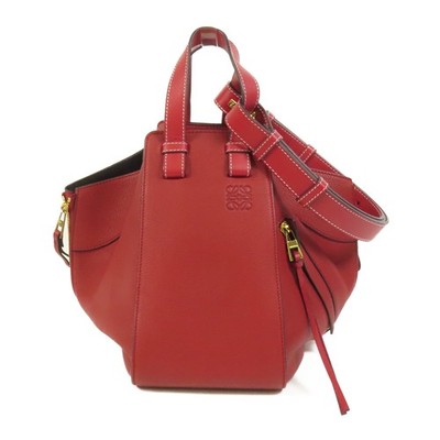 *15%OFF* LOEWE GHW Hammock Small 2way Shoulder Bag Calfskin Leather Red
