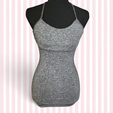 Lululemon Gray Space Dye Seamless Tank Top Wo...