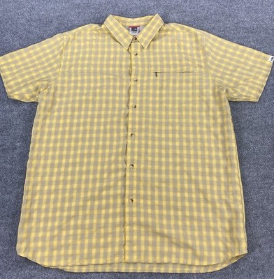 The North Face Mens Button Up Shirt Short Sleeve Size XXL