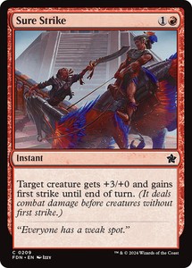 Sure Strike 209 Common Foundations Magic: The Gathering Foil
