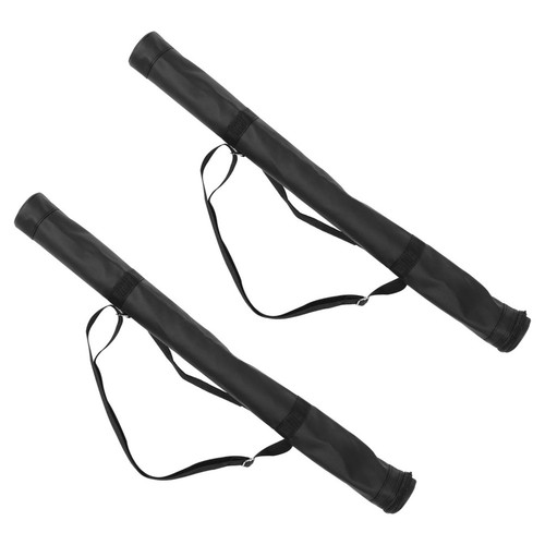 2 Pcs D'équipement De Baseball Cuir Etanche Rangement Étui Transport - Zdjęcie 5 z 17