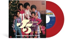 The Jackson 5 - Santa Claus Is Comin' To Town [Used Very Good 7" Vinyl] Colored