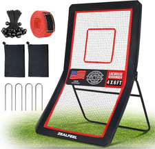 Lacrosse Rebounder, 4X7Ft/4X6Ft Lacrosse Rebound for Backyard with 5 Rebound Ang