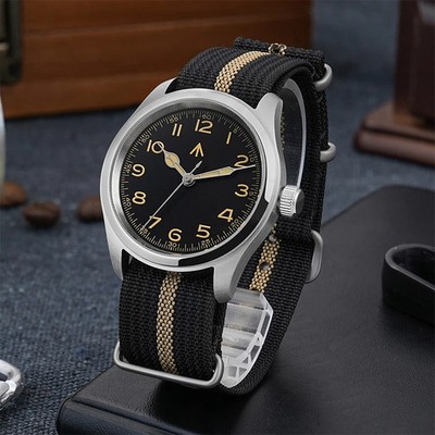 Militado ML08 38mm Quartz Watch VH31 Movement Double Domed Sapphire Crystal 