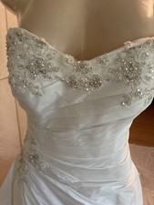 David  Tutera By Mon Cheri Bridal Gown/ Ivory  /Size 10