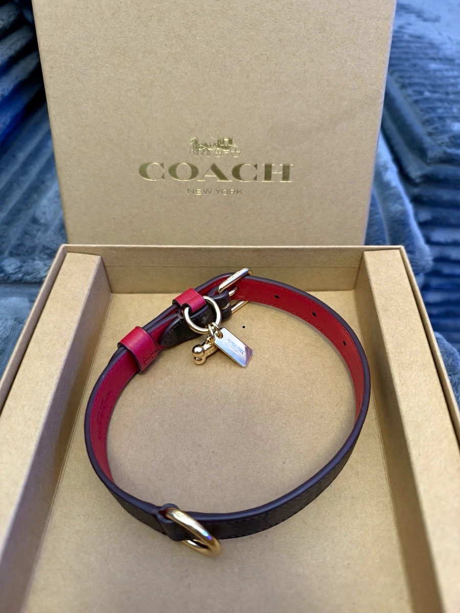 coach dog collar シグネチャー リード&首輪 セット 小型犬　S Coach S Dog Collars for sale | eBay