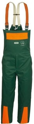WATEX  Schnittschutzlatzhose KONIFERE Gr.56 grün/orange WATEX   EN ISO 11393 Tei