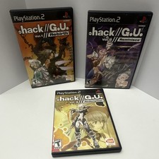 BANDAI NAMCO .hack G.U. Vol. 1 - 3 PS2 (2006) CIB 3 Volume Lot Dot Hack   G.U.