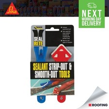 STRIP OUT & SMOOTH OUT TWIN PACK REMOVE OLD SILICONE SEALANT MASTIC REMOVER TOOL