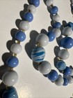 Vintage Beaded Costume Necklace Japan With Clip On Earrings — photo 7