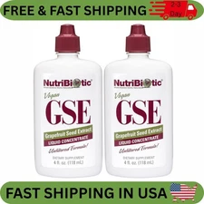 NutriBiotic GSE Extract Liquid Concentrate - 4oz (Pack or 2)