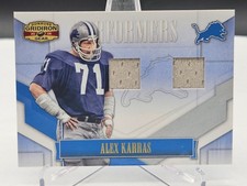 2008 Donruss Gridiron Gear Gold Alex Karras #P-1 Performers Jersey Relic #/100