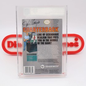 NES Nintendo JOHN ELWAYS QUARTERBACK FOOTBALL - VGA GRADED 80+! NEW & Sealed!