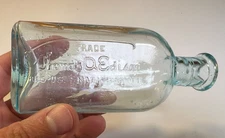 Rare AQUA Thomas Edison SPECIAL BATTERY OIL Bottle Bloomfield New Jersey NJ