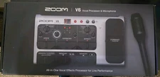 Zoom V6 Vocal Processor and Microphone Original Box Included
