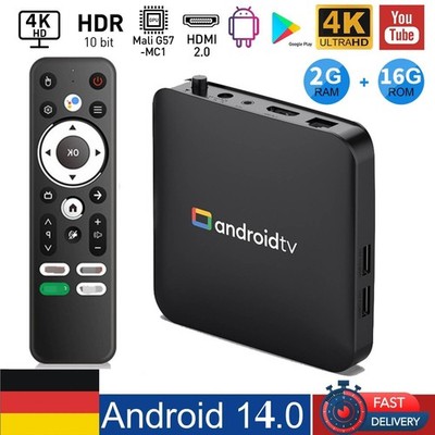 Android Smart TV Box Ultra HD 4K 2GB 16GB H96 Max Media Player WLAN LAN