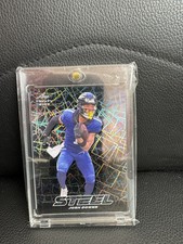 2023 Leaf Trinity Steel Lazer Silver S-52 Josh Downs