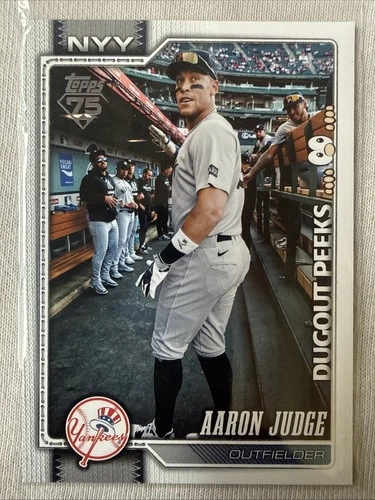 New Listing2026 Topps Series 1 Aaron Judge #1 Dugout Peeks
