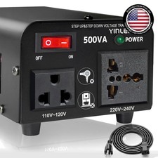 500W Voltage Transformer: Step Up/Down Converter for Safe Global Appliance Use