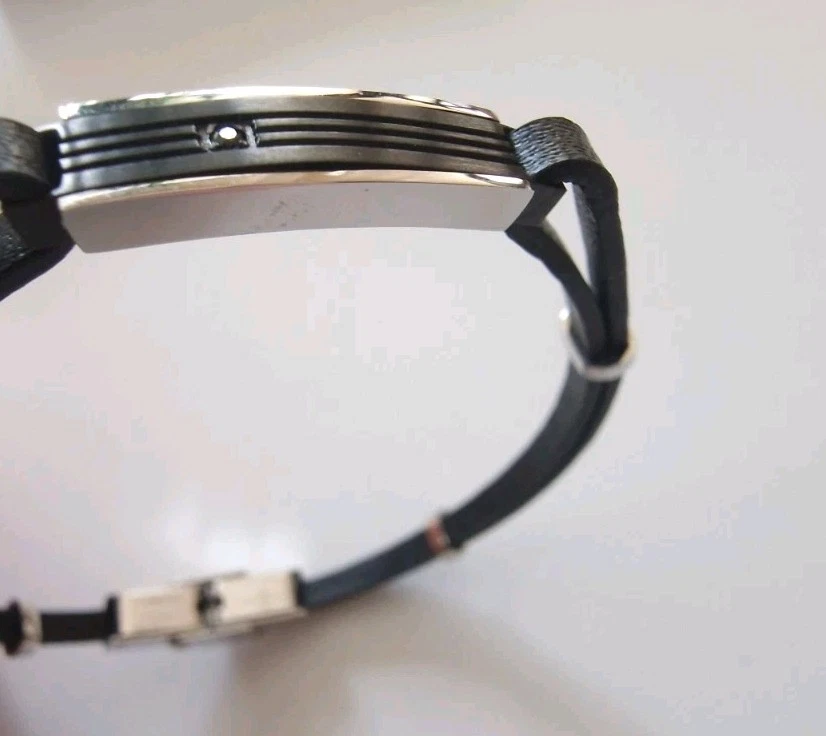 Bracciale da Uomo Boccadamo Man in Acciaio e Similpelle nera ABR531N - Imagen 4 de 4