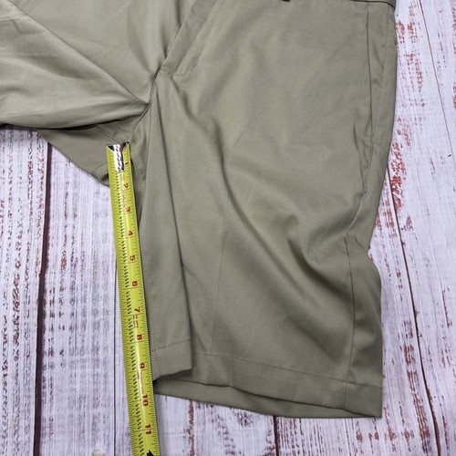 Short de golf Nike homme taille 32 kaki Dri Fit Tour parfait Chino plat devant Dadcore - Photo 4/11