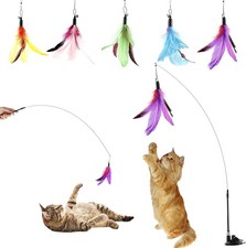 Cat Feather Toys Interactive Cats - Cat Powerful Suct Cup