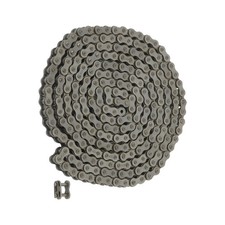 Roller Chain 40H 10ft W/ 2 Connectors 1/2In Chain Pitch For Go Karts, Mini Bike