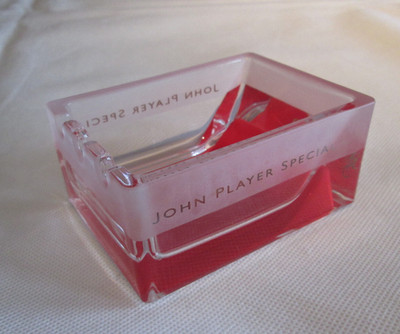 John Player Special Aschenbecher Windaschenbecher  Glas Hoch  Neu siehe Foto