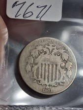 1873 P SHIELD NICKEL