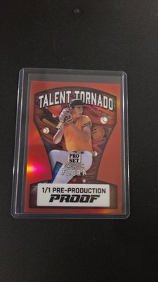  2026 Leaf Pro Set Jackson Flora Talent Tornado Red Pre Production Proof 1/1
