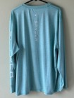 Spyder mens Heather Long Sleeve Rashguard Rash Guard Shirt, Green Blue, X-Large — photo 3